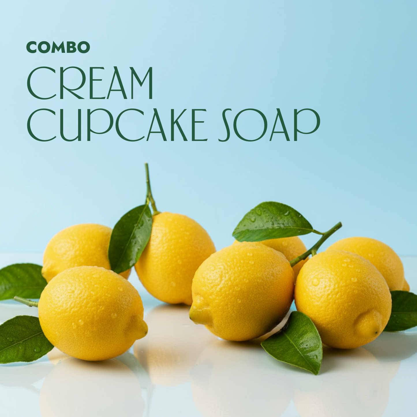 Lemon Ocean Cupcake + Lemon Ocean Cream