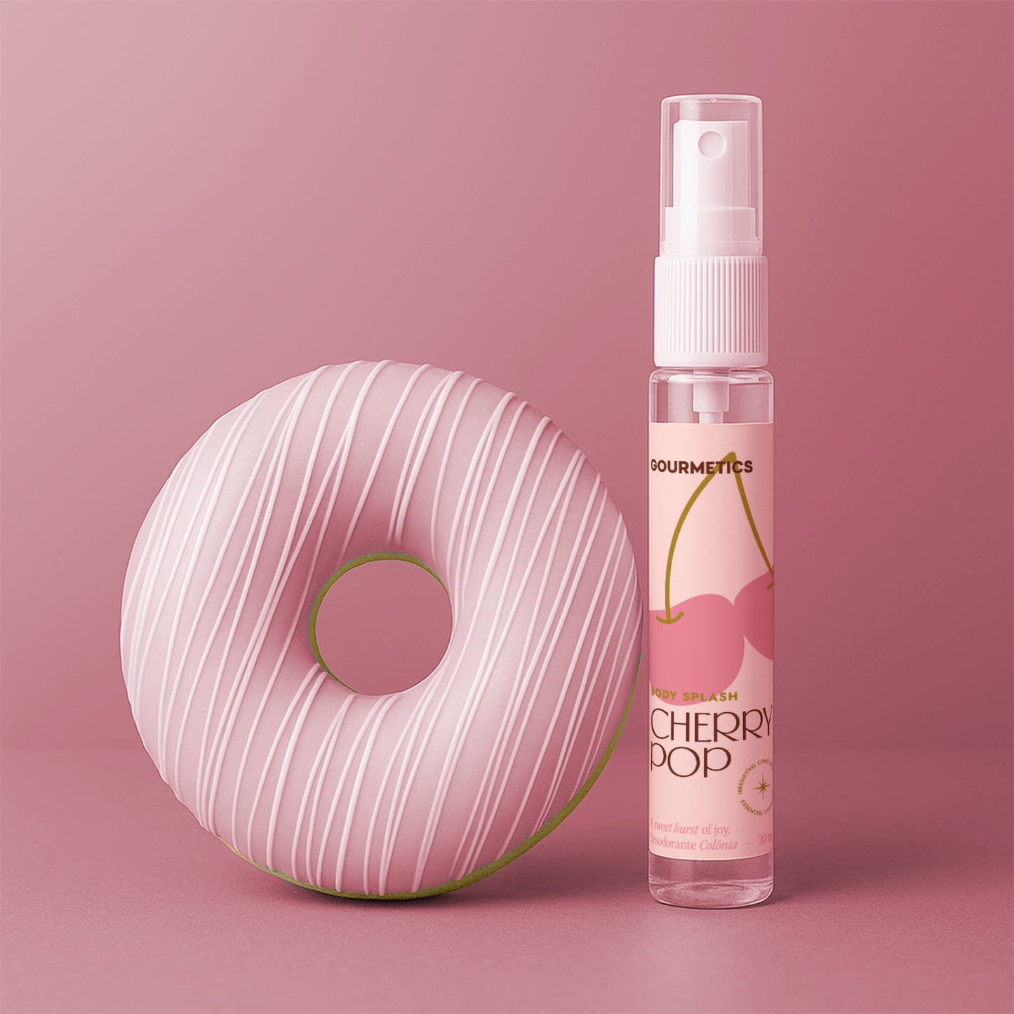Cherry Pop Donut + Mini Body Splash