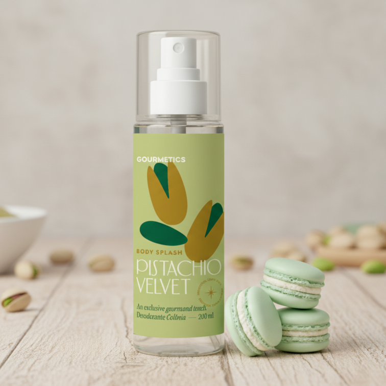 Pistachio Velvet Macaron + Pistachio Velvet Body Splash