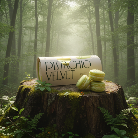 Pistachio Velvet Macaron Sabonete Corporal - 3 unidades de 50g (150g)