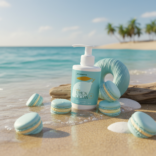 Lemon Ocean Donut + Lemon Ocean Cream + Lemon Ocean Macaron