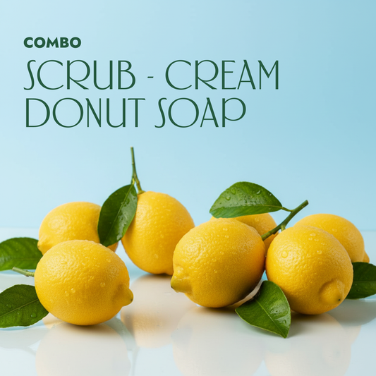 Lemon Ocean Donut + Lemon Ocean Cream + Scrub