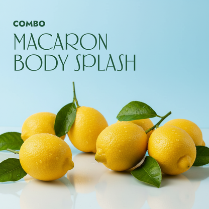 Lemon Ocean Macaron + Lemon Ocean Body Splash