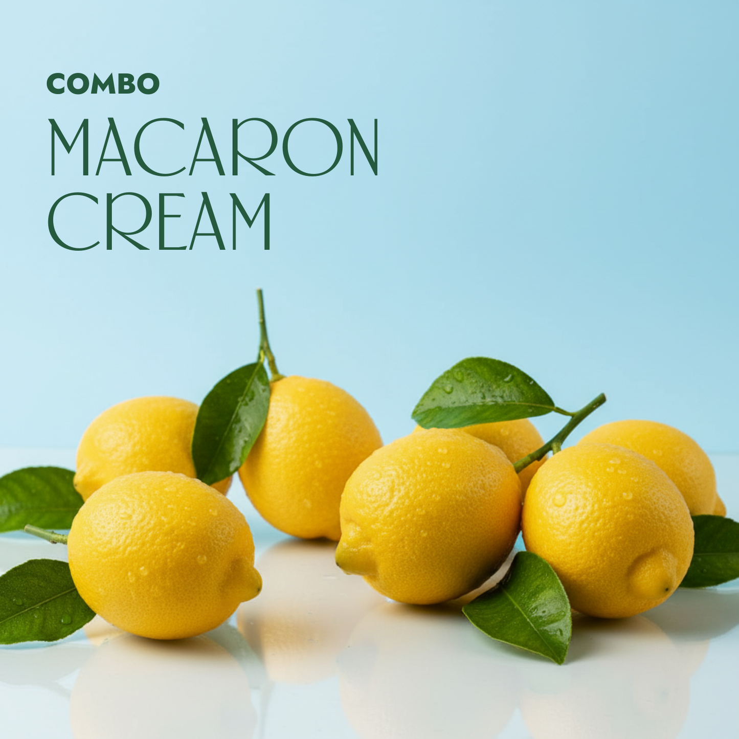 Lemon Ocean Macaron + Lemon Ocean Cream