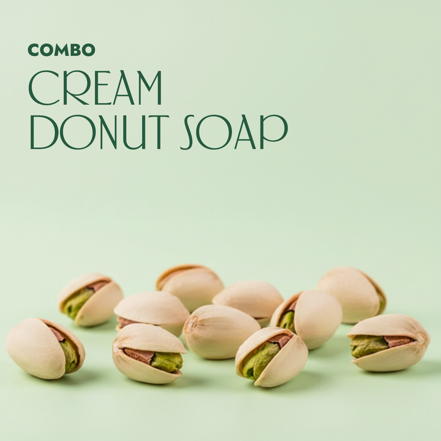 Pistachio Velvet Donut + Pistachio Velvet Cream