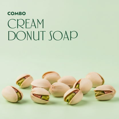 Pistachio Velvet Donut + Pistachio Velvet Cream
