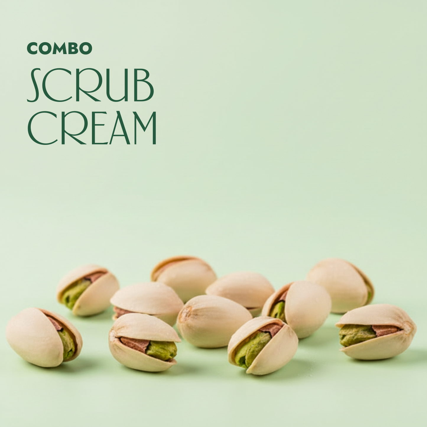 Pistachio Velvet Scrub + Pistachio Velvet Cream