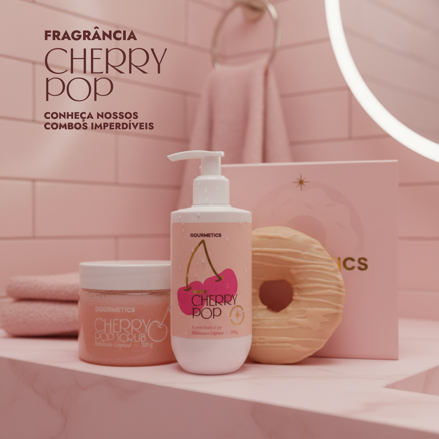 Cherry Pop Cream Hidratante Corporal - 200g