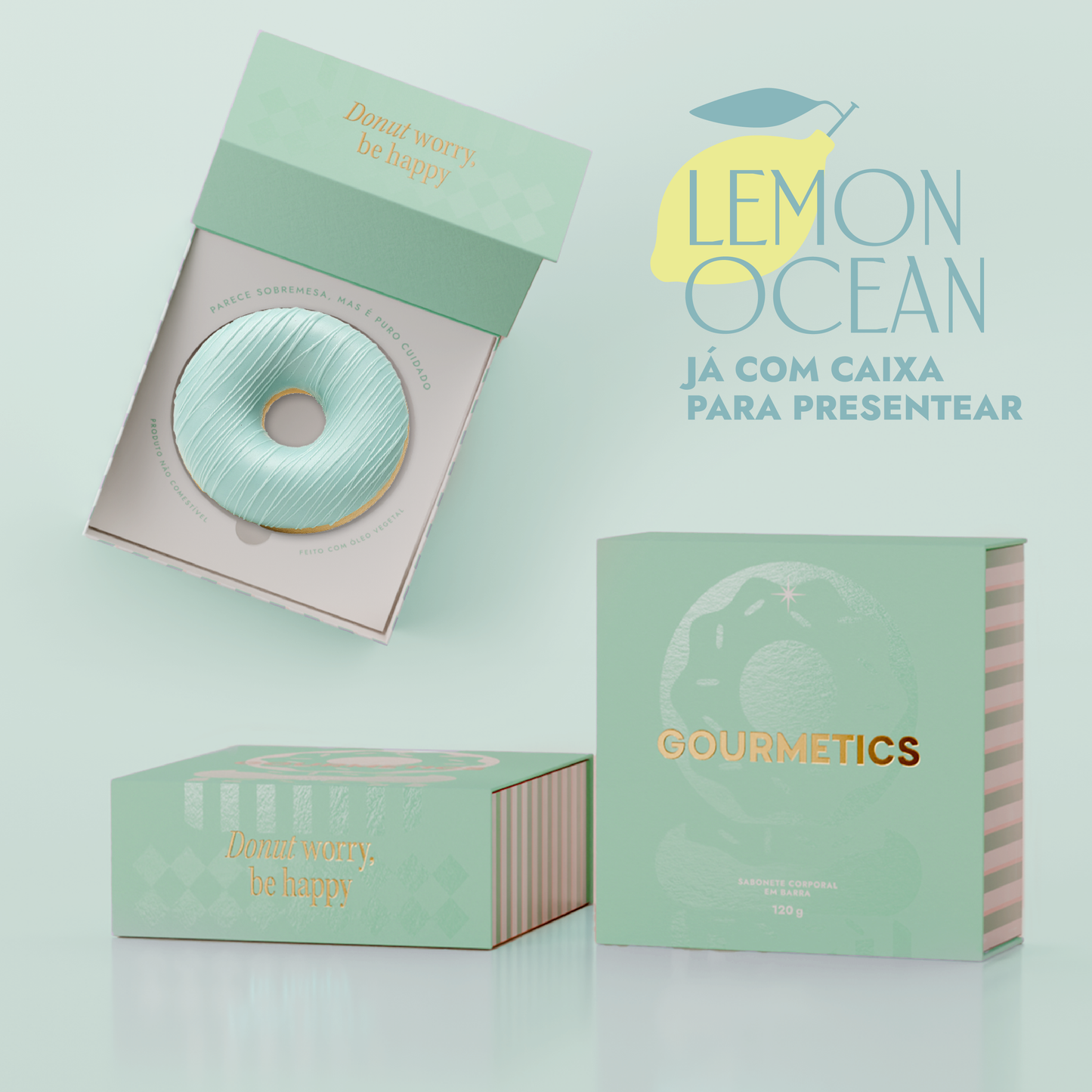 Lemon Ocean Donut Sabonete Corporal - 120g