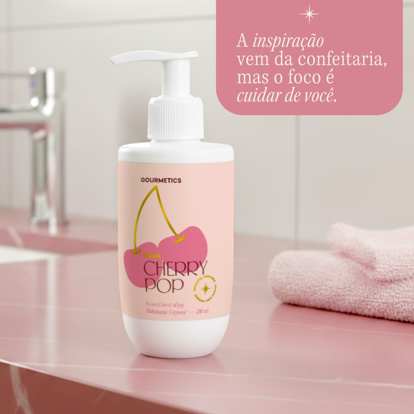 Cherry Pop Cream Hidratante Corporal - 200g