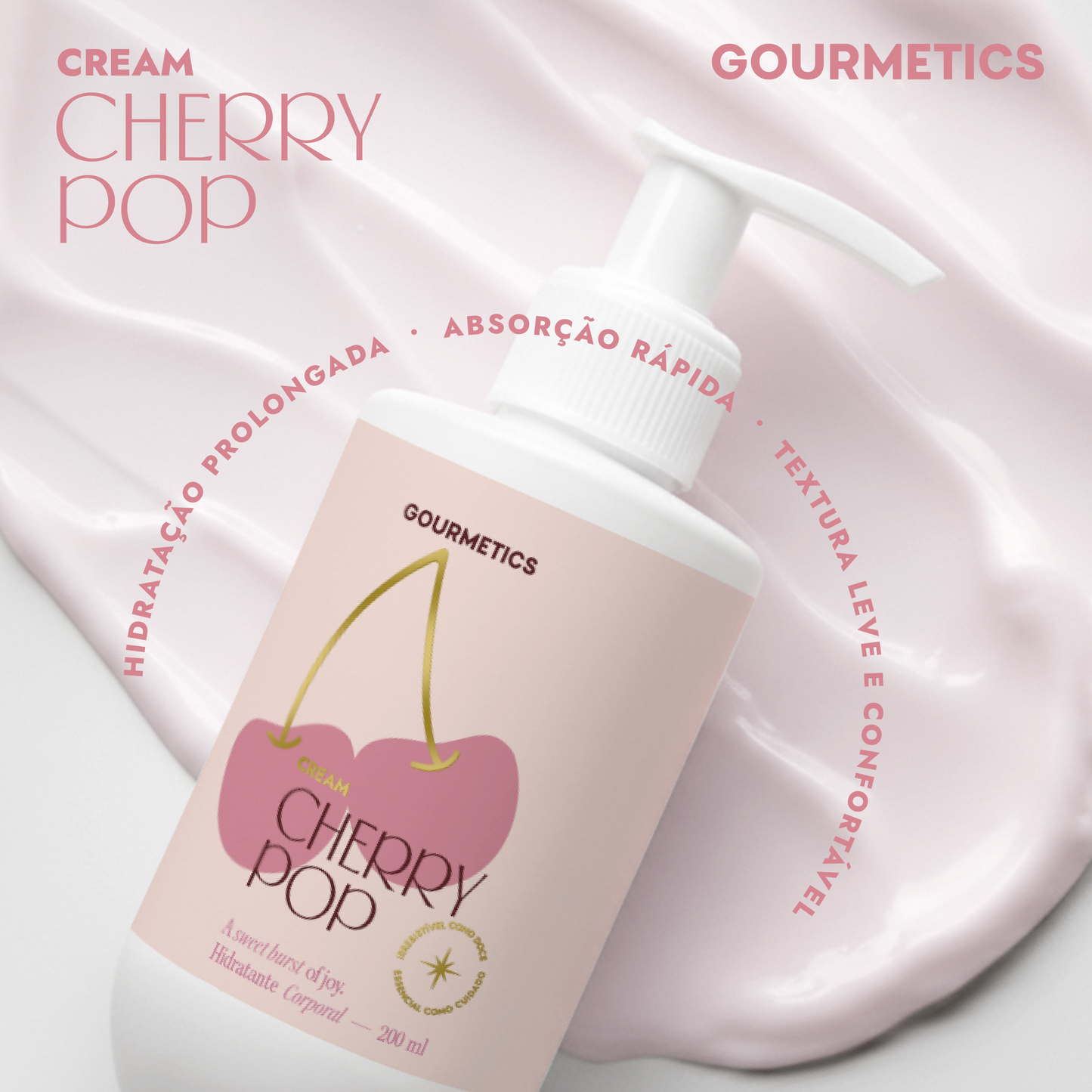 Cherry Pop Cream Hidratante Corporal - 200g