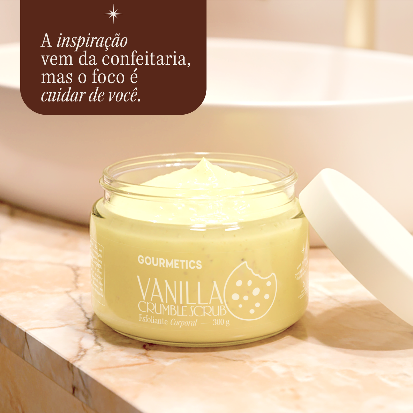 Vanilla Crumble Scrub Esfoliante Corporal - 300g