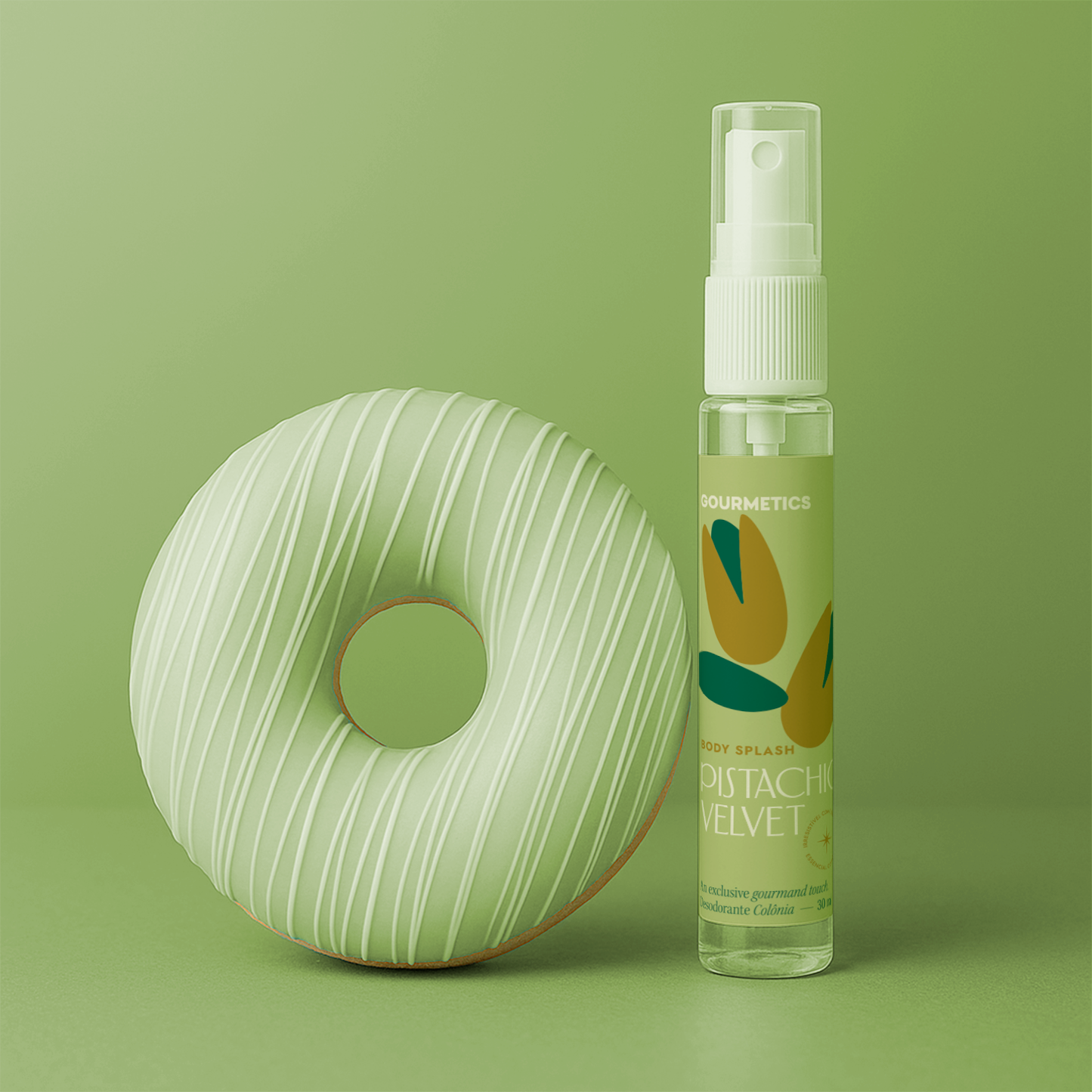 Pistachio Velvet Donut + Mini Body Splash