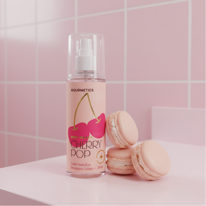 Cherry Pop Macaron + Cherry Pop Body Splash