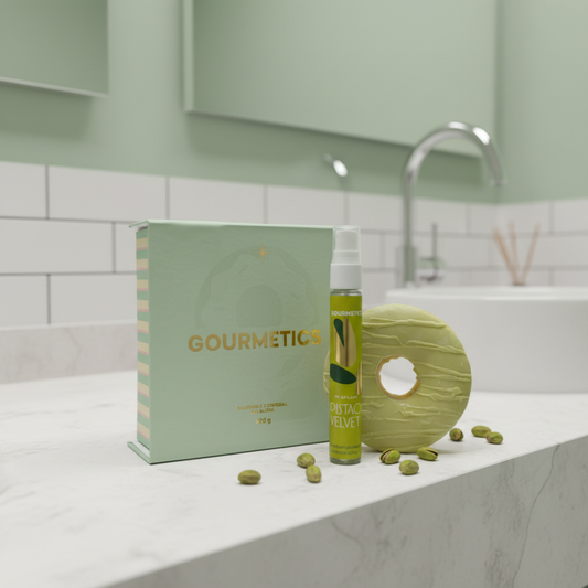 Pistachio Velvet Donut + Mini Body Splash
