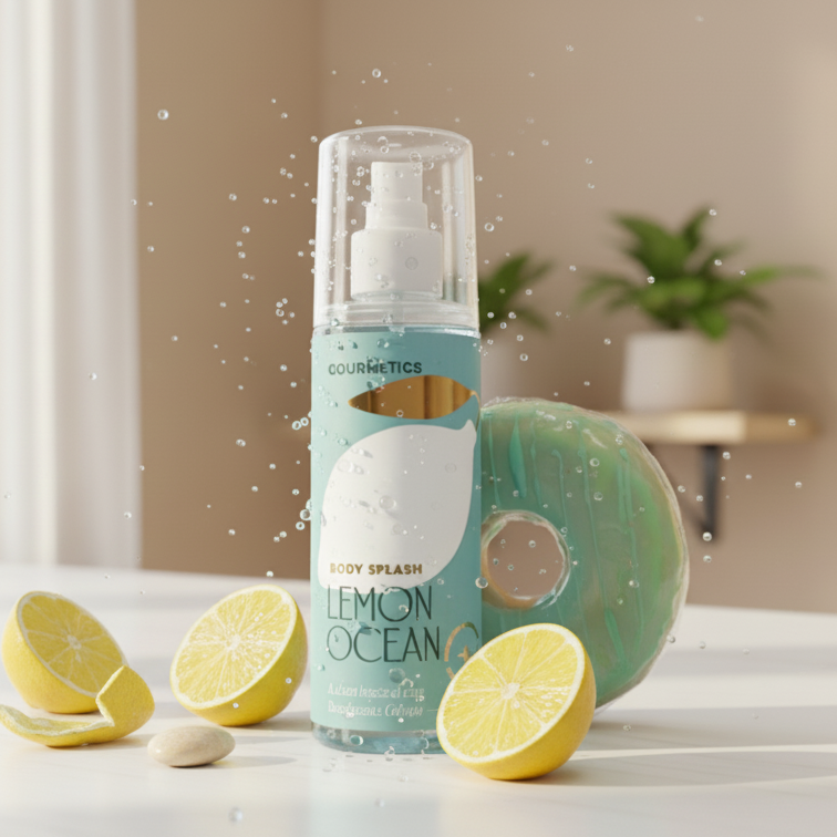 Lemon Ocean Donut + Lemon Ocean Body Splash