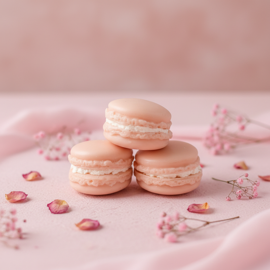 Cherry Pop Macaron Sabonete Corporal - 3 unidades de 50g (150g)