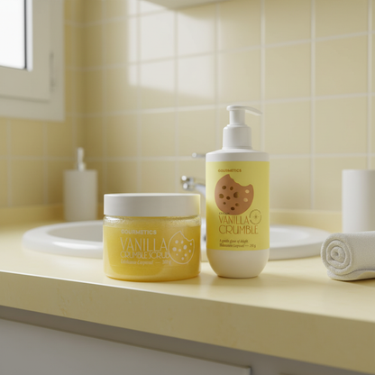 Vanilla Crumble Scrub + Vanilla Crumble Cream