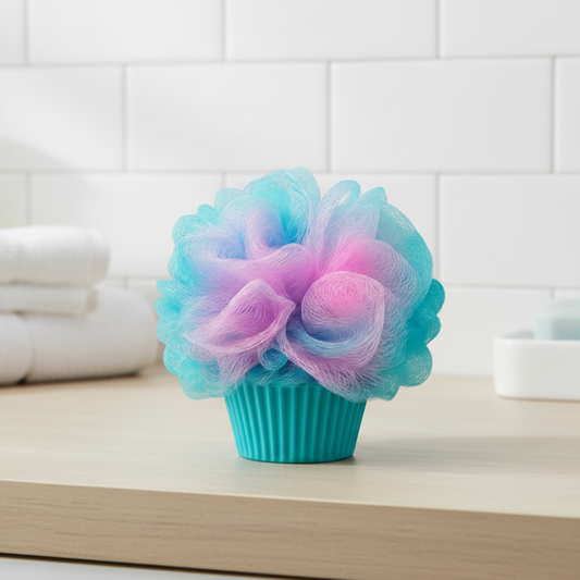 Lemon Ocean Cupcake Sabonete Corporal com Esponja - 50g