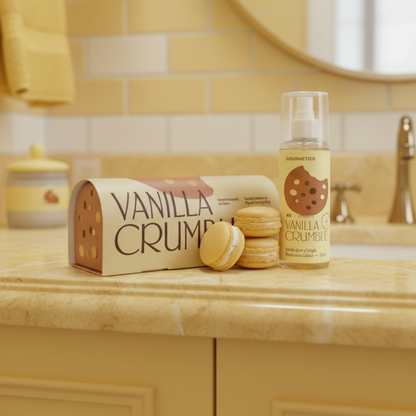 Vanilla Crumble Macaron + Vanilla Crumble Body Splash
