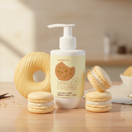 Vanilla Crumble Donut + Vanilla Crumble Cream + Vanilla Crumble Macaron