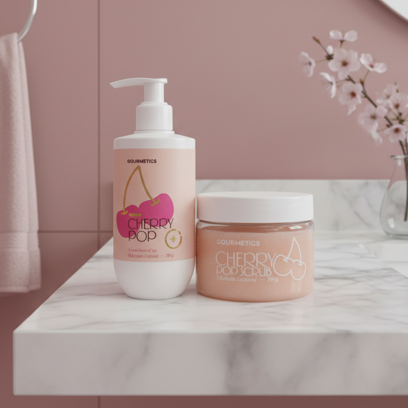 Cherry Pop Scrub + Cherry Pop Cream