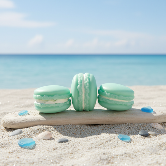 Lemon Ocean Macaron Sabonete Corporal - 3 unidades de 50g (150g)