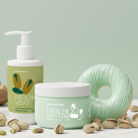 Pistachio Velvet Donut + Pistachio Velvet Cream + Pistachio Velvet Scrub