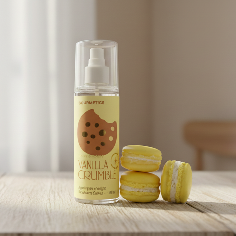 Vanilla Crumble Macaron + Vanilla Crumble Body Splash