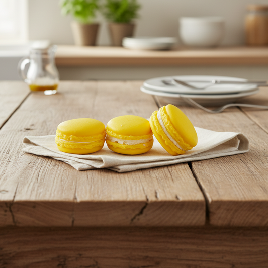 Vanilla Crumble Macaron Sabonete Corporal - 3 unidades de 50g (150g)