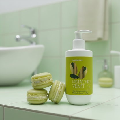 Pistachio Velvet Macaron + Pistachio Velvet Cream